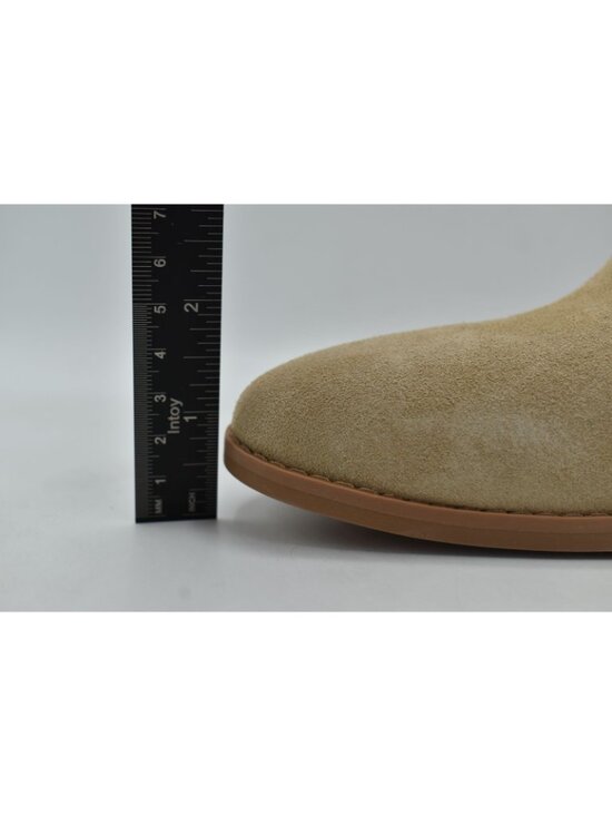 Toms Hadley Wedge Boot Oatmeal Suede With Outer Zipper Size  Toms Womens Size 10 Hadley Oatmeal Suede Ankle Western Boots Shoes